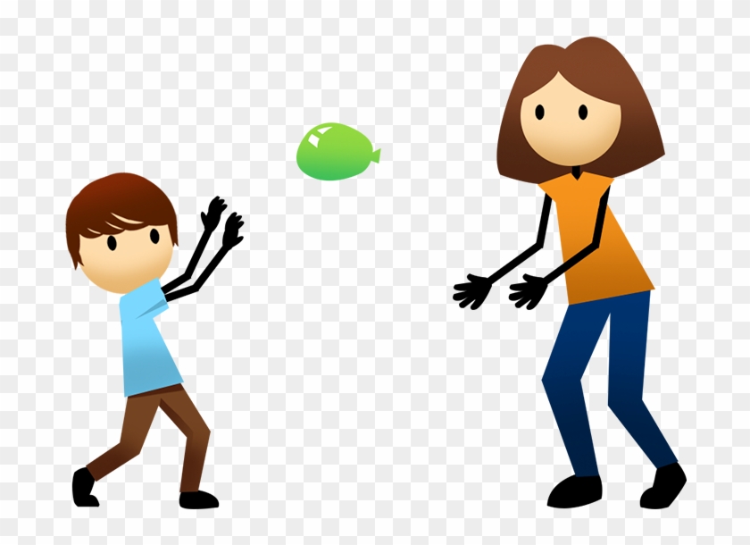 Balloon Volleyball - Balloon Toss Clipart #6278