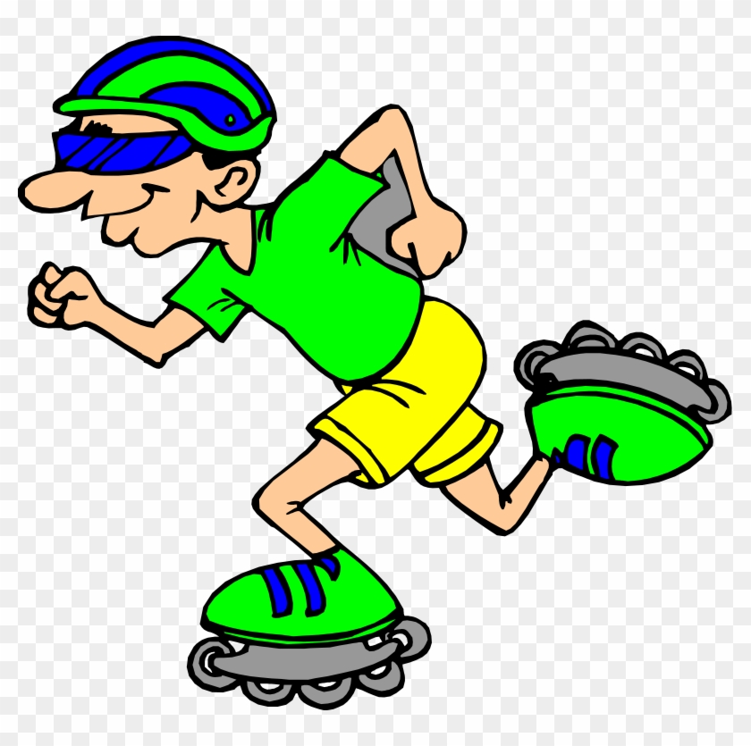 Sports Clip Art - Roller Skate Clipart #6298