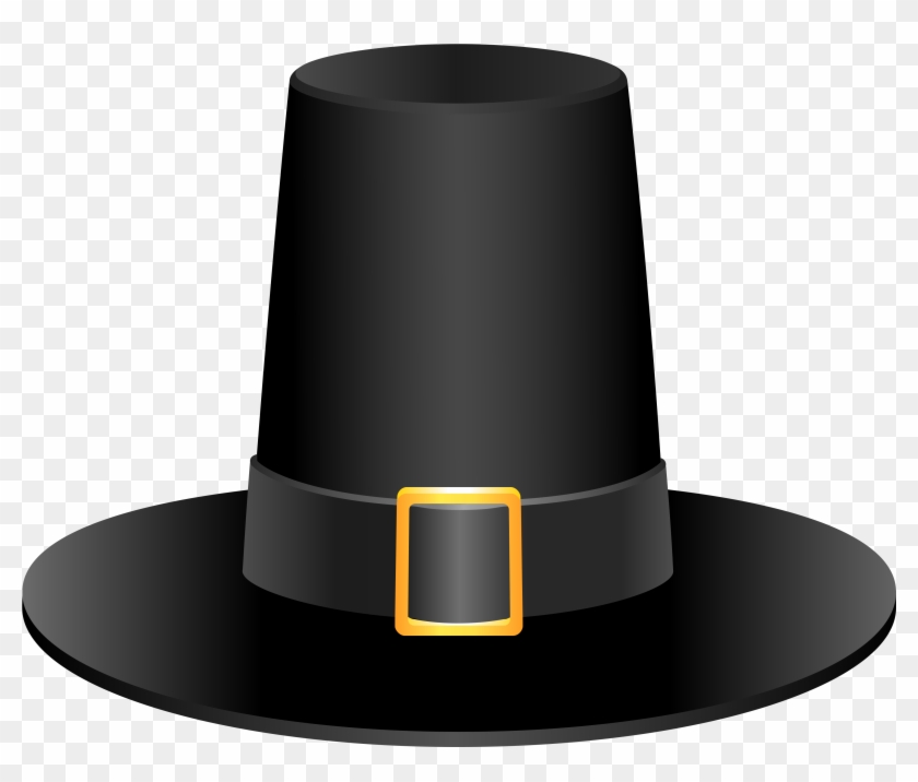 Hat Thanksgiving Clipart - Pilgrim Hat Clip Art .png #6331