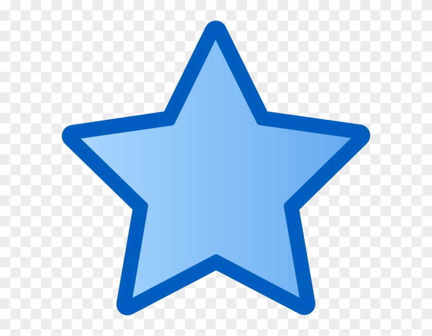 Star Outline Clipart Blue Star Clip Art At Clker Vector - Star Clipart Blue #6374