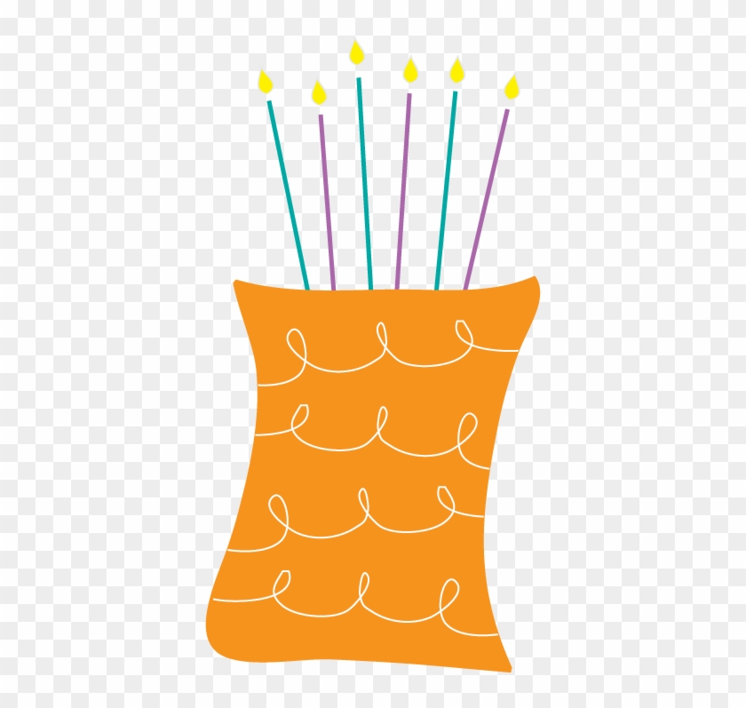 Birthday Cake Cupcake Clip Art - Orange Birthday Cake Png #6381