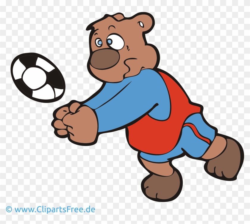Volleyball Clipart Bild Cartoon Grafik Illustration - Volleyball Clipart #6404