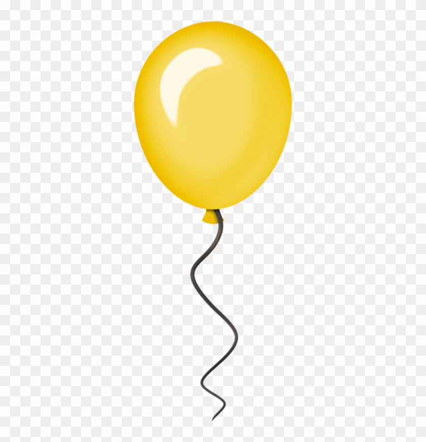 Clip Art - Yellow Balloons Clip Art #6436