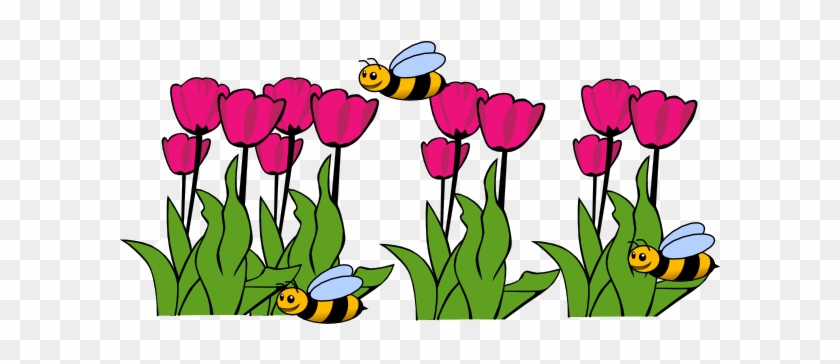 Spring Clip Art - Flower Garden Clipart #6474