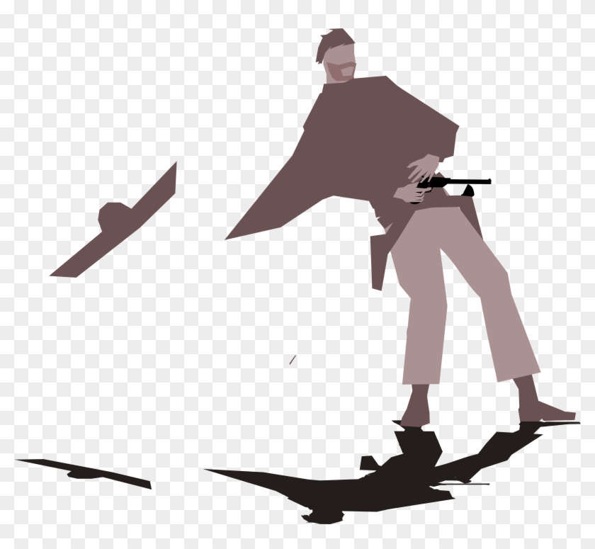 Gunslinger Western Clipart - Illustration #6487