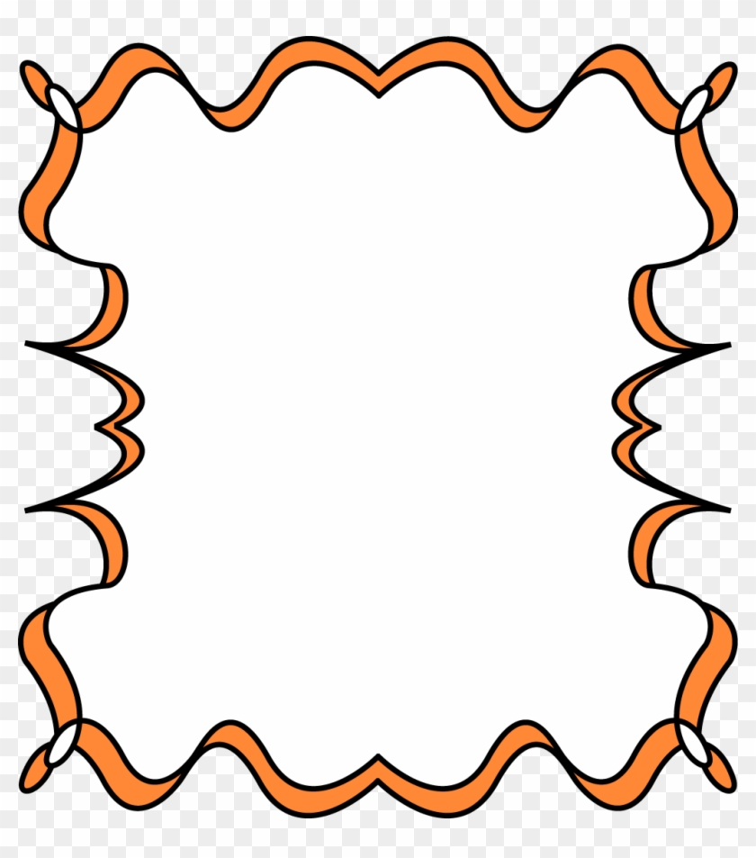 Thanksgiving - Border - Clipart - Funky Borders And Frames #6520