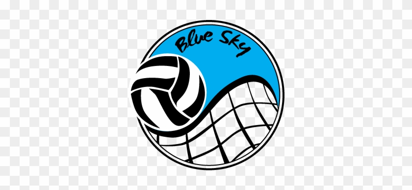 Volleyball Logos - Blue Sky Volleyball #6574