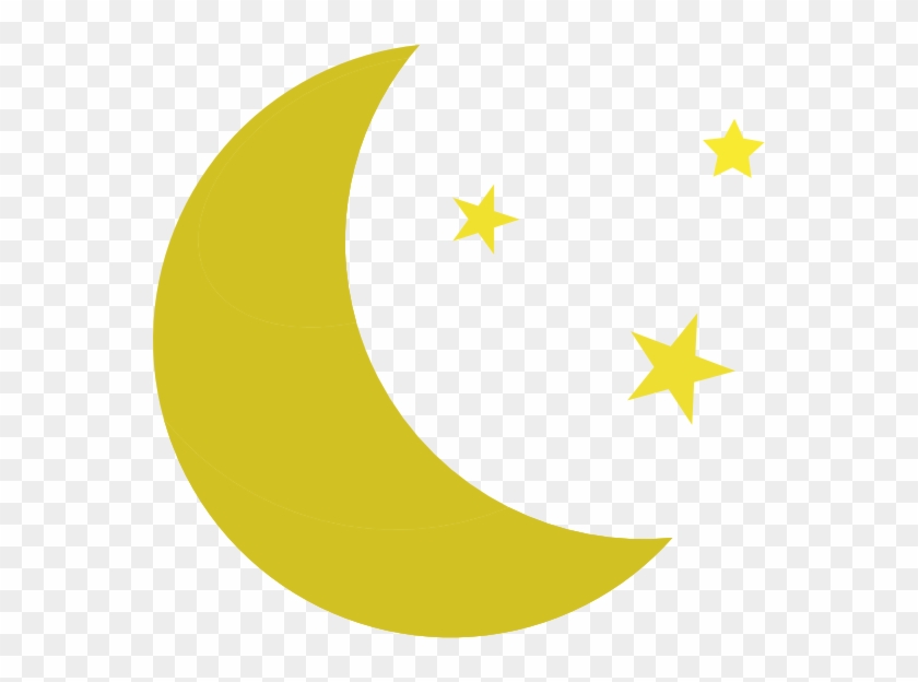 Clip Arts Related To - Moon And Stars Vector #6576