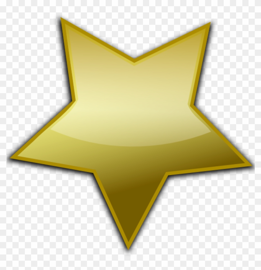 Gold Star Clipart Gold Star Clip Art At Clker Vector - Gold Star Vector Png #6580