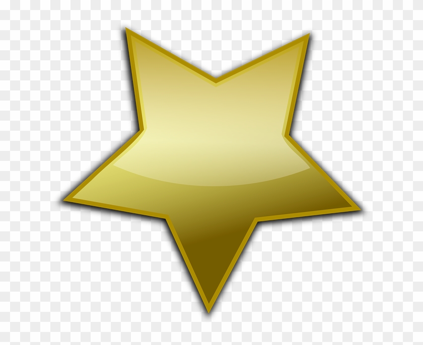 Gold Star Clipart Gold Star Clip Art At Clker Vector - Gold Star Vector Png #6583