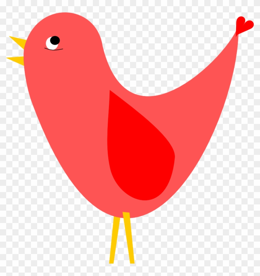 Red Birds Clipart Clipart Best - Bird Clip Art Transparent #6633