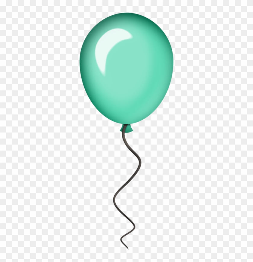 Flergs Circusmagic Freeballoon2 - Teal Balloons Clipart #6671