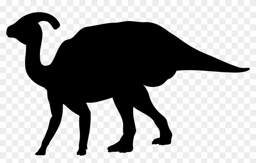 Big Image - Dinosaur Silhouette Clipart #6689