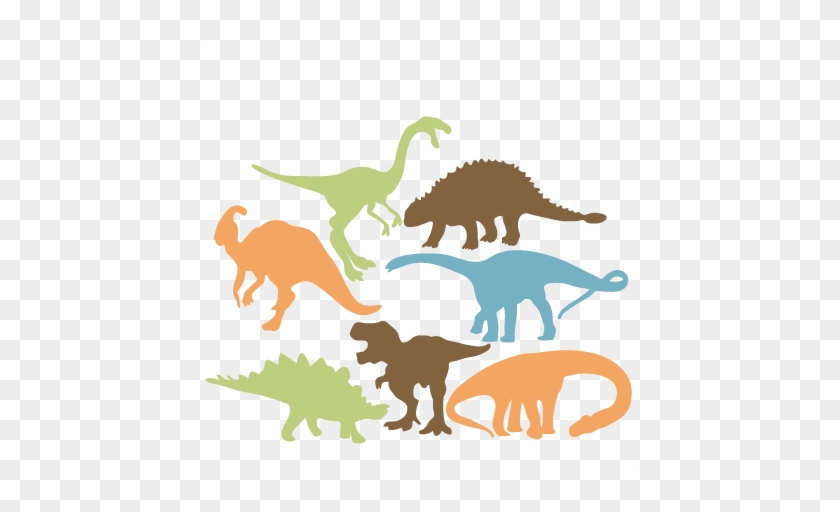 Dinosaur Silhouette Clipart With No Background Collection - Silhouette #6700