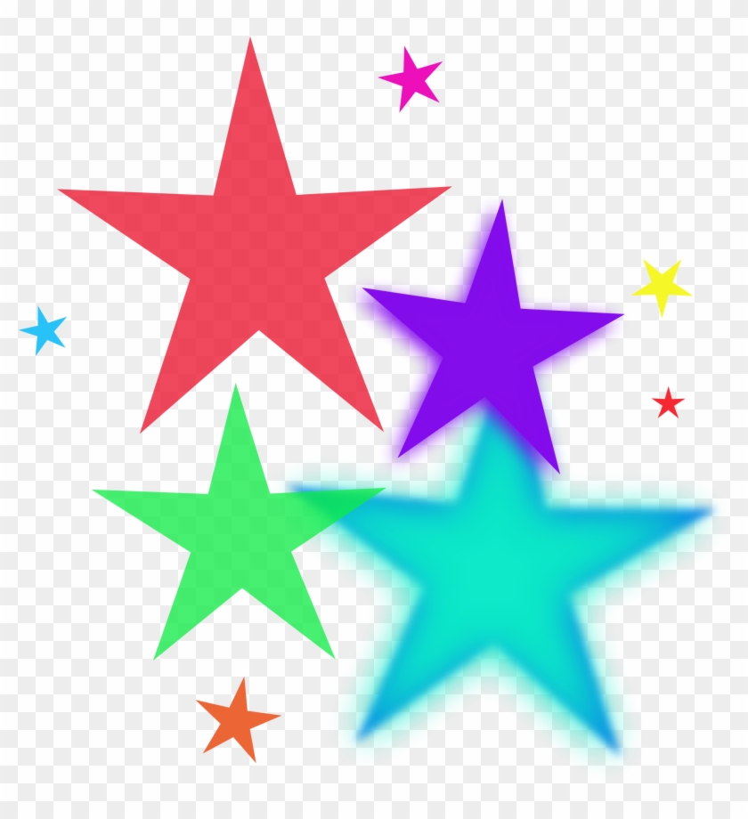 Image Of Colorful Stars Clipart - Short Prayer For Grand Parents #6735