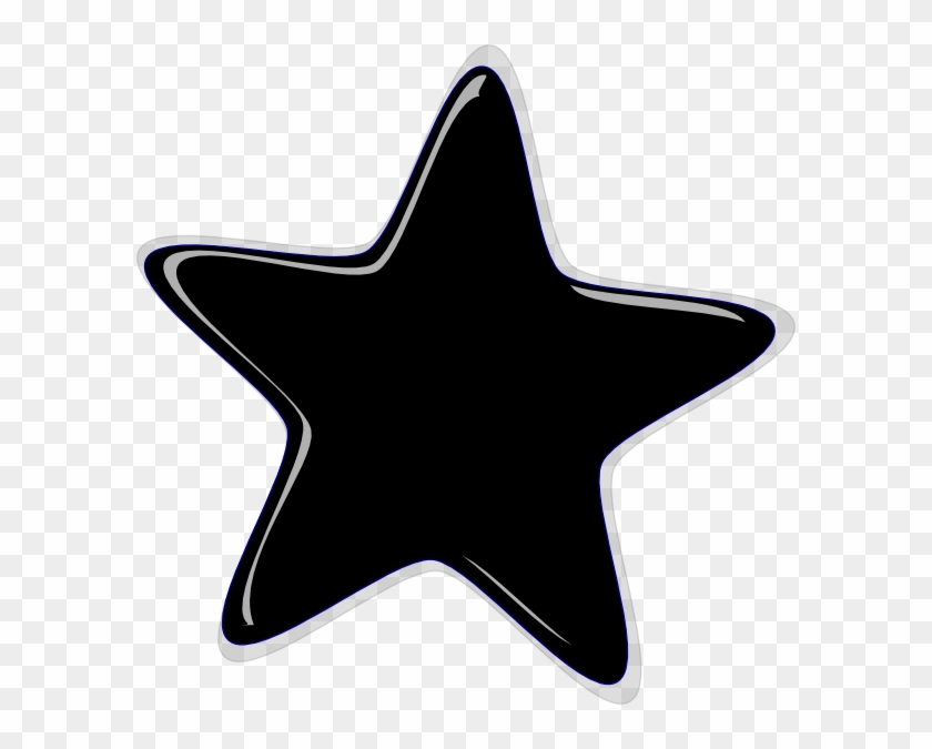 Staggering Black Star Clipart Clip Art At Clker Com - Black Cliparts #6747