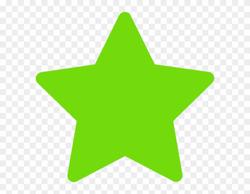 Green Star Clip Art - Star Icon Png Green #6792