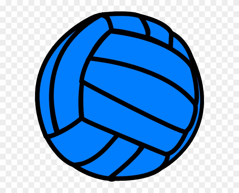 Blue Volleyball Svg Clip Arts 594 X 598 Px - Blue Volleyball Clipart #6812