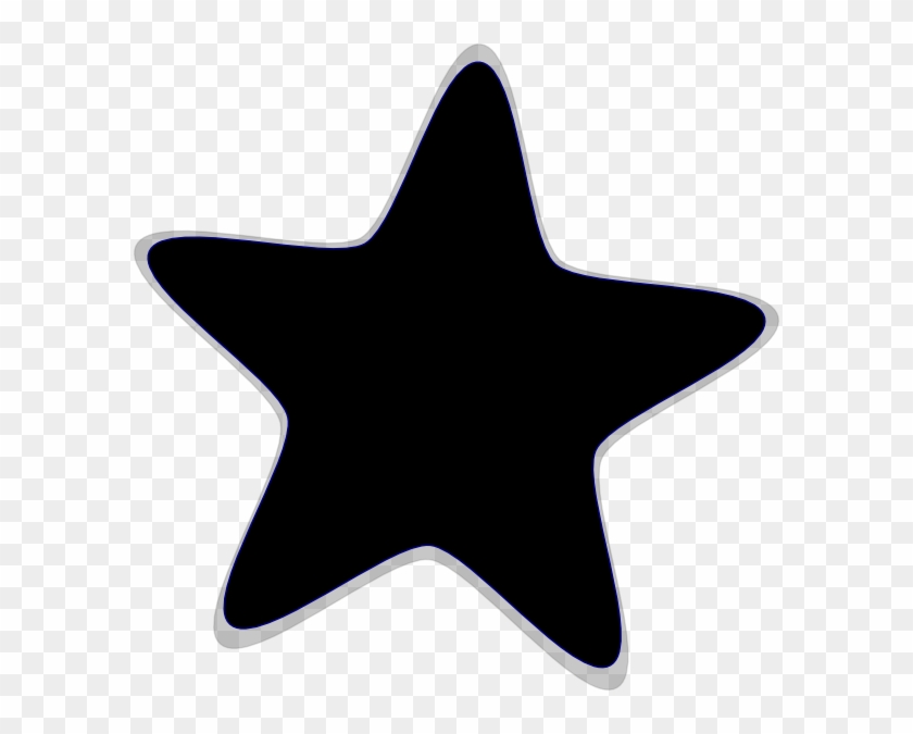 Star Black And White Large Star Clip Art Black And - Star Cliparts Black And White #6821