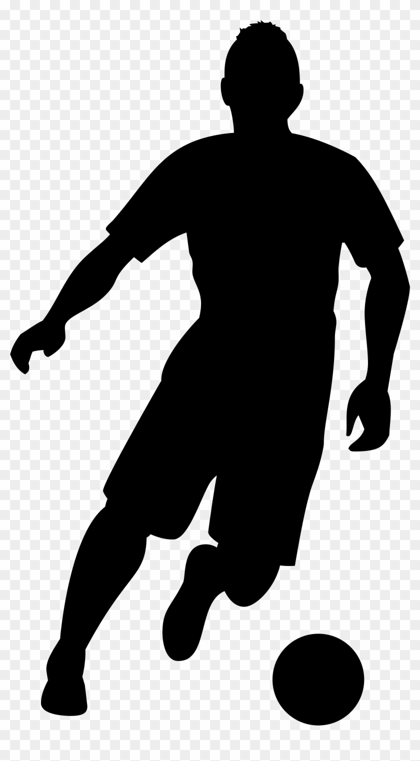 Football Player Silhouette Png Transparent Clip Art - Football Player Silhouette Png #6856