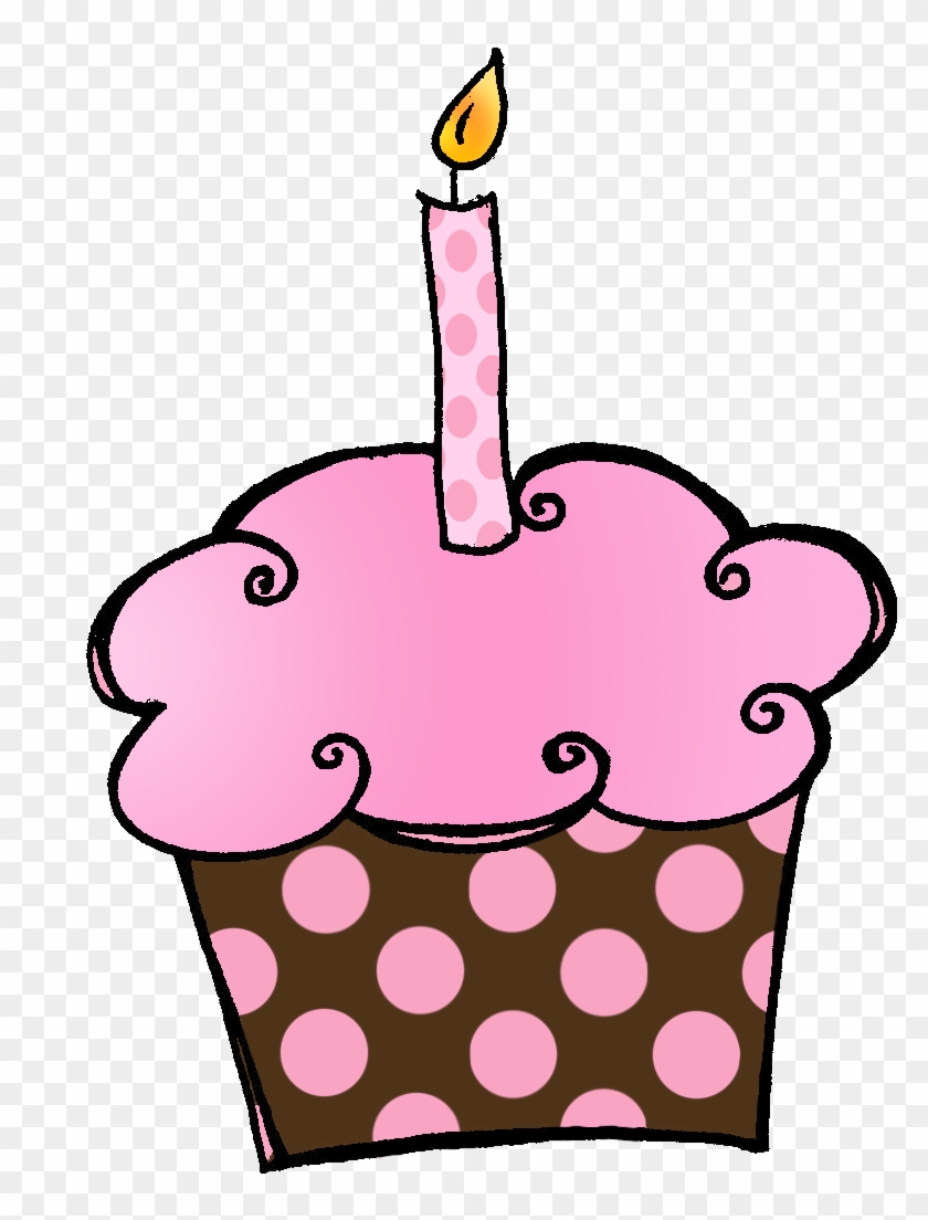 8th Birthday Cake Happy Birthday Clip Art Clip 2 Image - Pink Cupcake Birthday Clipart #6836
