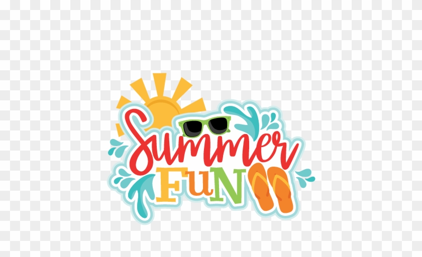 Summer Fun Clip Art Summer Fun Title Svg Scrapbook - Free Summer Fun Clip Art #6835