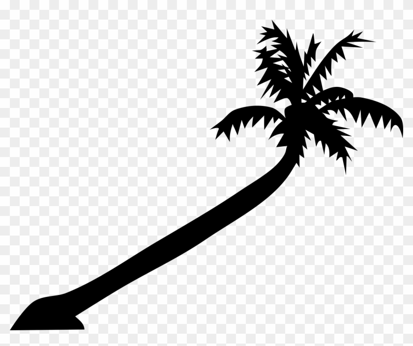 Free Bent Palm Tree Clipart Clipart And Vector Image - Custom License Plate 7 X 4" #667