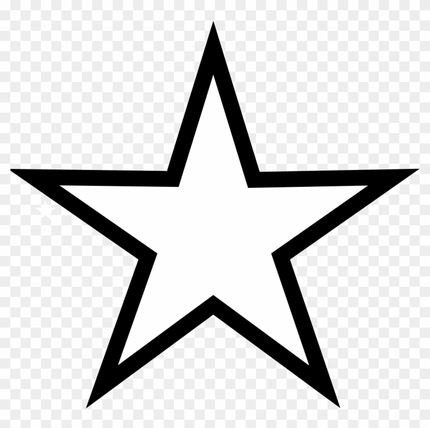 Star Black And White Shooting Star Clip Art Black And - Star Vector #6873