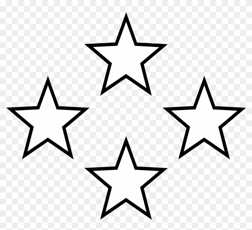 Superb Star Clipart Black And White File Stars 4 Svg - White Stars #6875