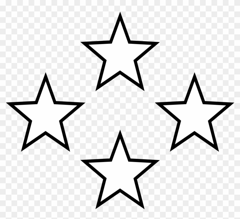 Superb Star Clipart Black And White File Stars 4 Svg - White Stars #6875