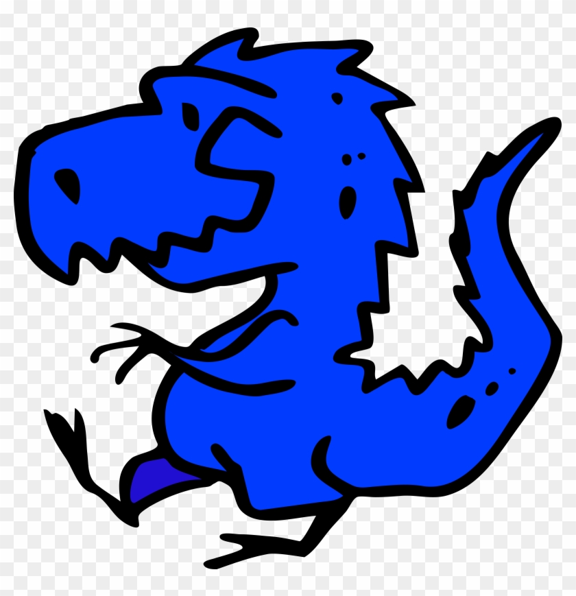 Big Image - Blue Dinosaur #6914