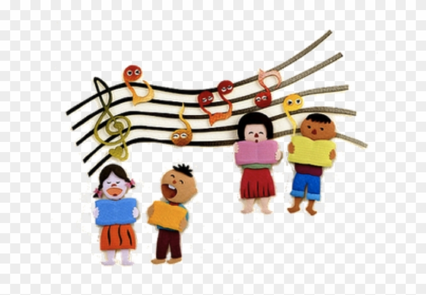 Children Singing Clip Art 4 Png - Children Singing Clipart Png #7062