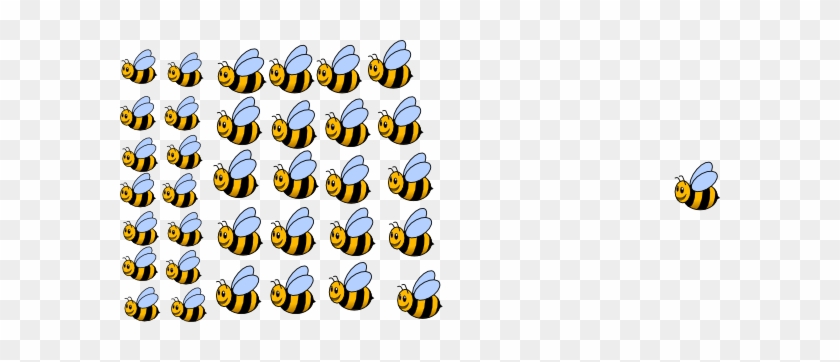 Group Of Bees Clipart #7103