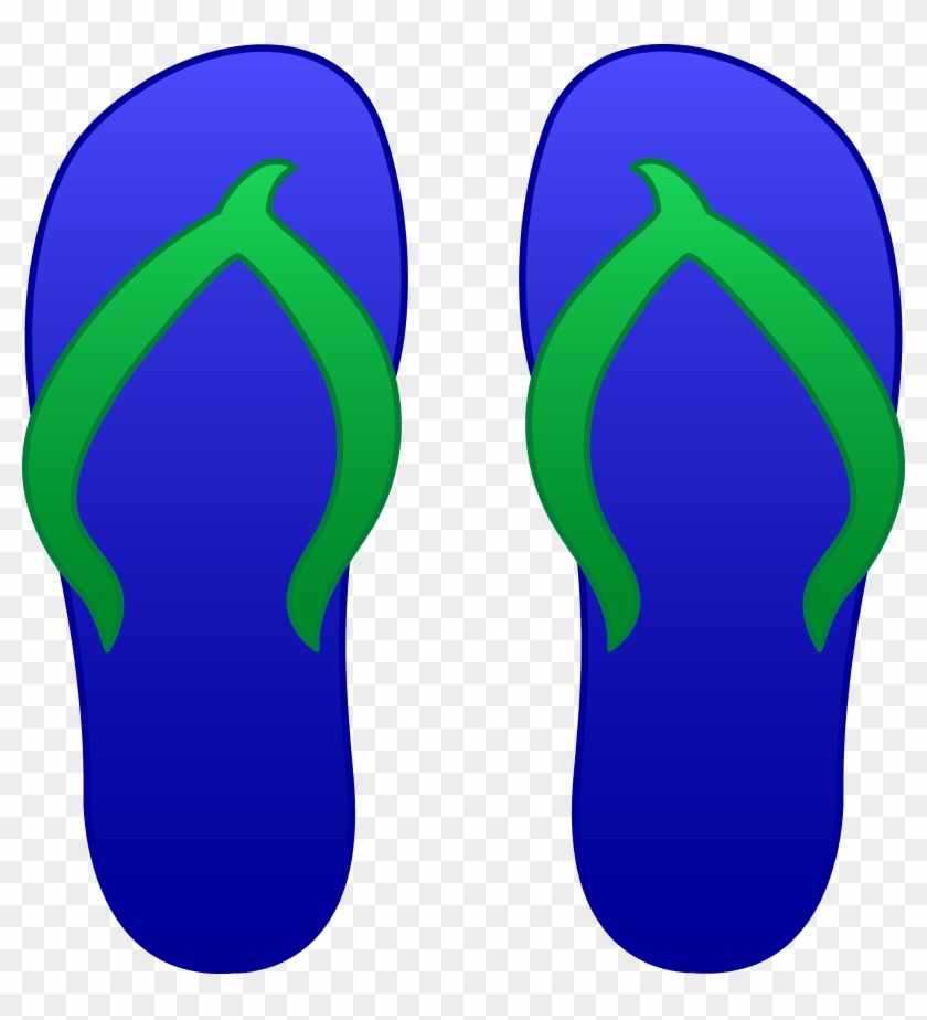 Summer Shoes Cliparts - Clip Art Flip Flops #7147