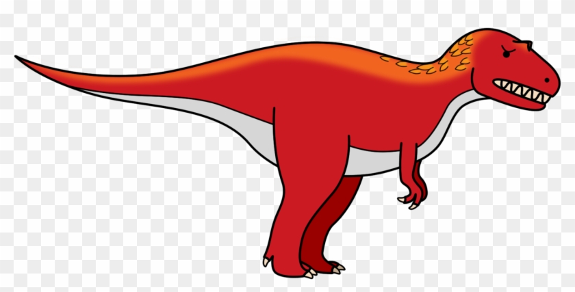 More From My Site - Red Dinosaur Clipart #7149