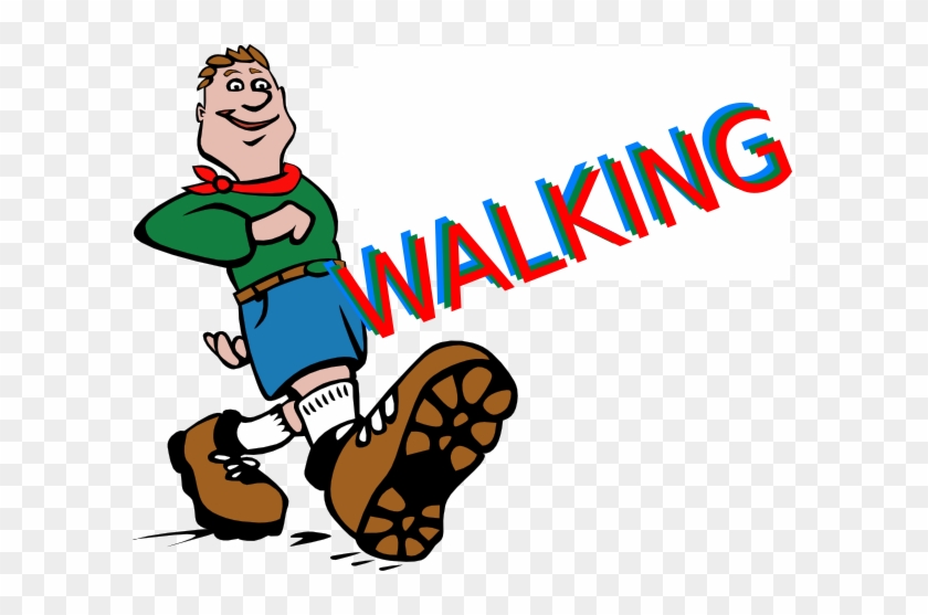 Feet Clipart Child Walking - Clip Art Of Walking #7189