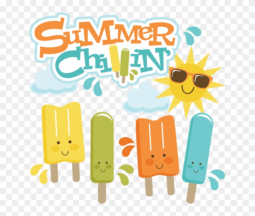 Summer Chillin' Svg Cut Files For Scrapbooking Popsicle - Summer Clip Art Cute #7196