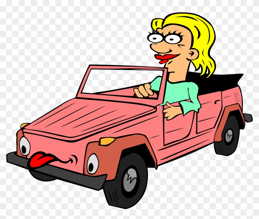 Maxresdefault Clip Art Car Gerald G Girl Driving Car - Driving A Car Png #7219