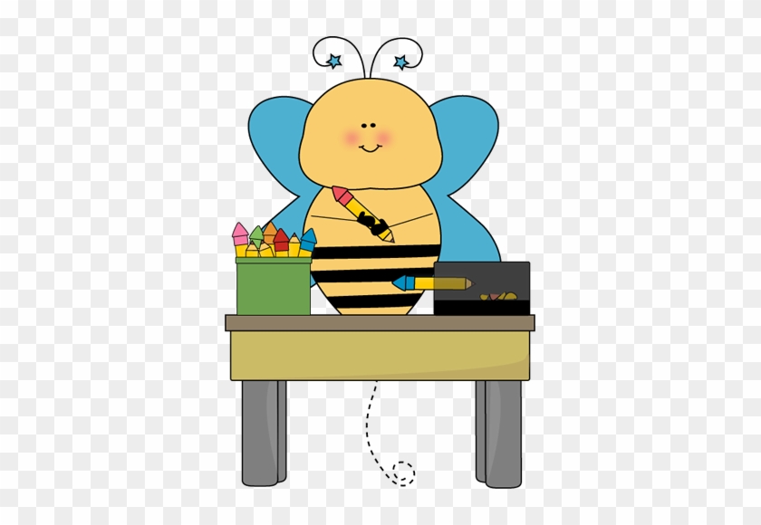 Bee Pencil Monitor - Teacher Bee Clipart #7241