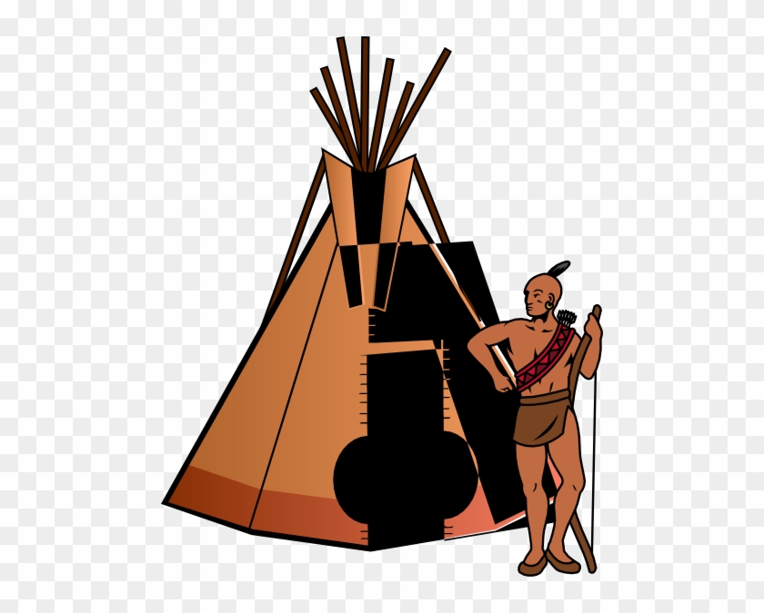 Native American Teepee Clipart #7329