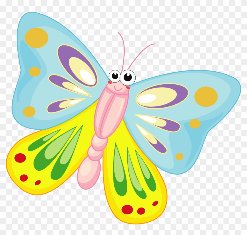 Mainstream Cartoon Image Of Butterfly Icons Png Free - Motýl Kreslený #7357