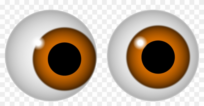 Brown - Eyeball - Clipart - Brown Eyes Clipart Gif #7418