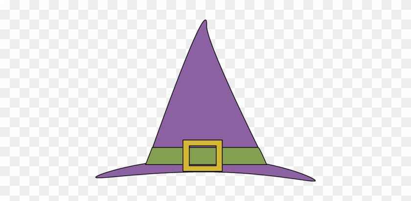 Purple Witches Hat - Witch Hat With A Buckle #7417