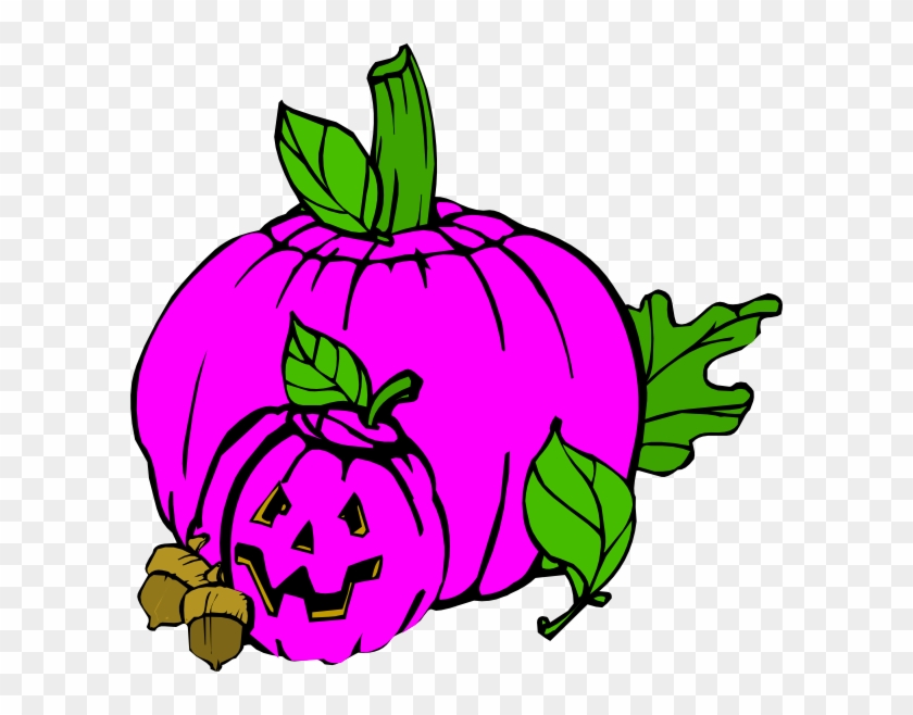 Pink Halloween Clip Art - Jack O Lantern Clip Art #7424