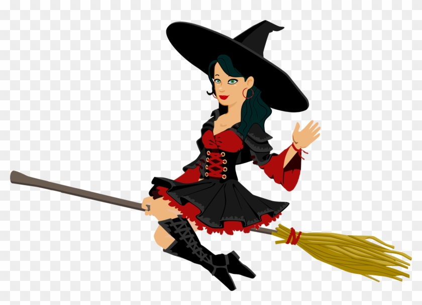 Big Image - Witch Flying #7452