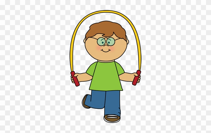 Kid - Jumping Rope Clip Art #7477