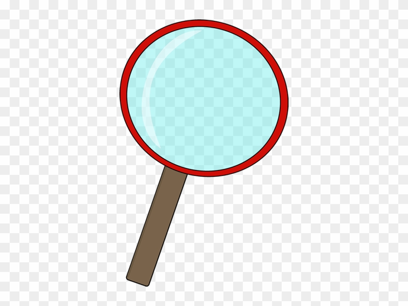 Red Magnifying Glass - Red Magnifying Glass Clipart #7481