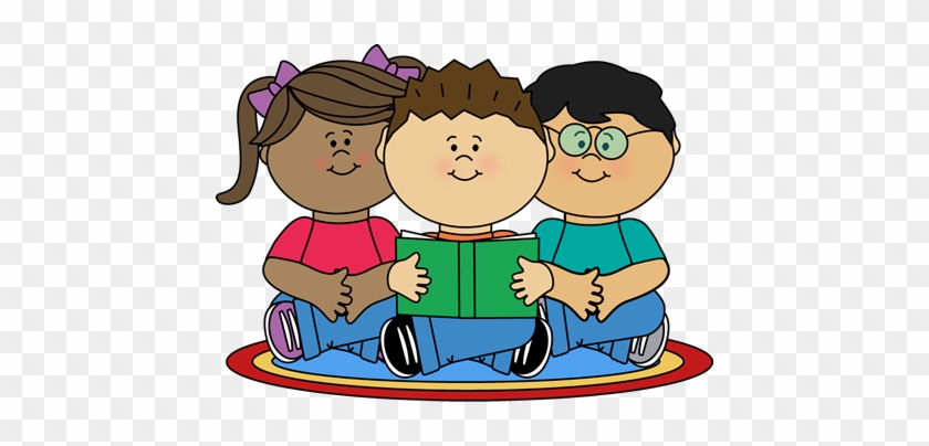 Best Child Reading Clipart Children Reading Clipart - Reading Center Clipart #7507