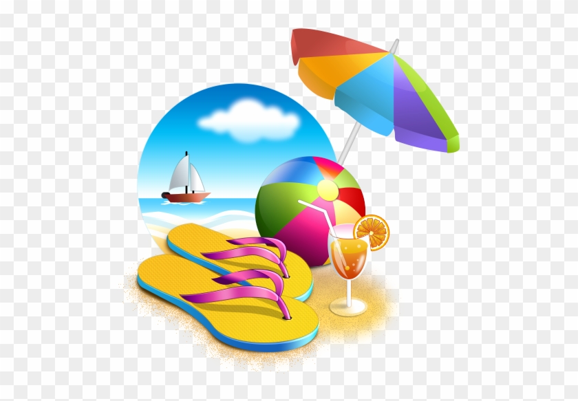 Vacation Clipart Transparent - Beach Png #7512