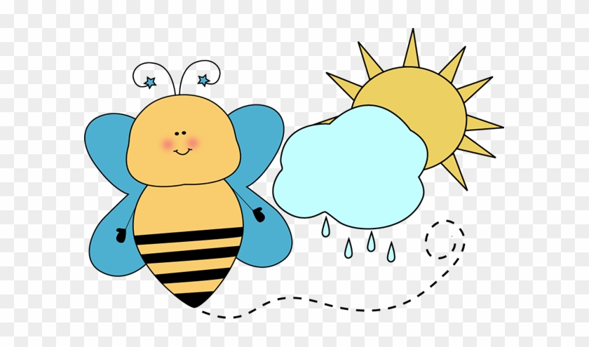 Bee Classroom Weather Monitor Clip Art - Weather Cute Clipart #7517